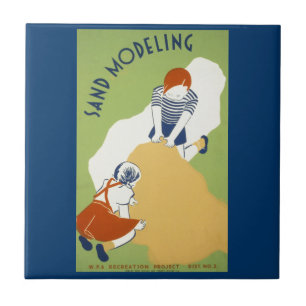 Sand Modelling Ceramic Tile