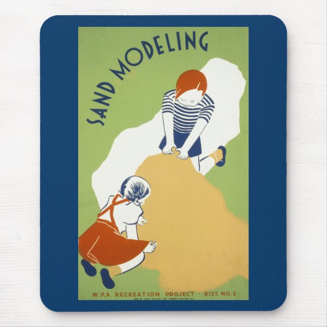 Sand Modelling Mouse Pad (Front)