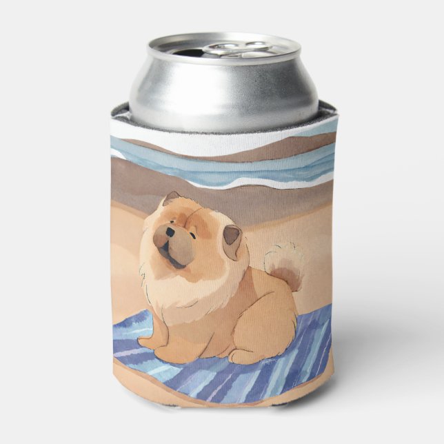 SAND N' SEA  Chow Chow dog  Can Cooler (Can Front)