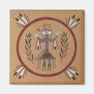 Sand Painting Native American Tribal Magnet