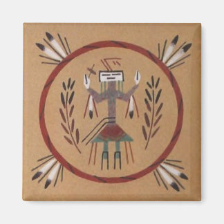 Sand Painting Native American Tribal Magnet