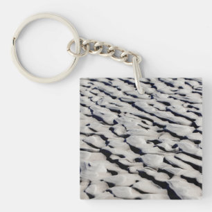 Sand pattern key ring