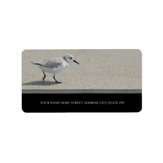 Sand Piper Address Labels (Front)