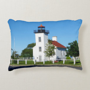 Sand Point Lighthouse accent pillow