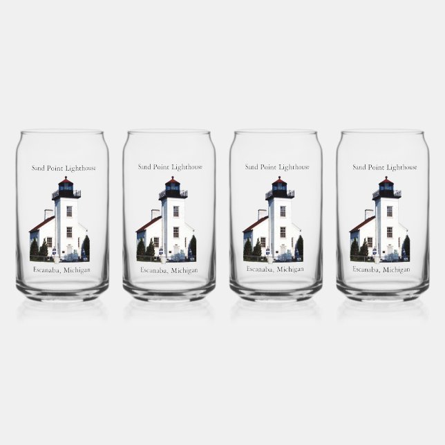 Sand Point Lighthouse can glass (Front)