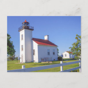 Sand Point Lighthouse, Escanaba, Michigan  Postcard