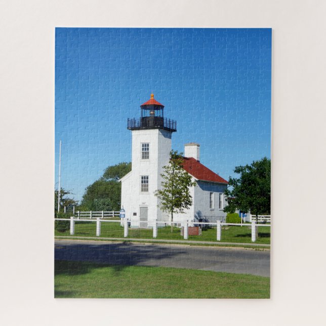 Sand Point Lighthouse Jigsaw Puzzle (Vertical)