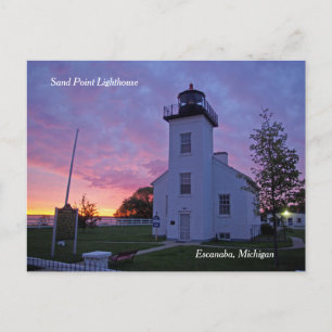 Sand Point Lighthouse post card