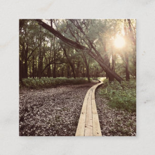 sand point trail minnesota square business card