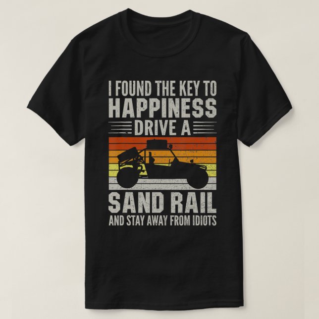 Sand Rail Dune Buggy Offroad Sand Racing Funny San T-Shirt (Design Front)