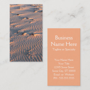 sand ripples business card