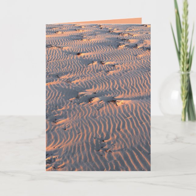 sand ripples holiday card (Front)