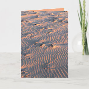 sand ripples holiday card