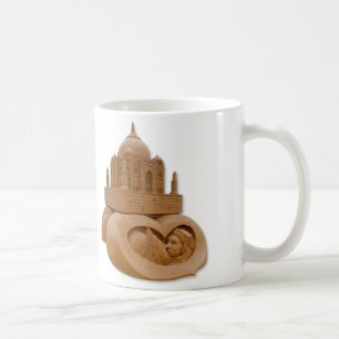 Sand sculpture of Taj Mahal by Sudarsan Pattnaik Coffee Mug