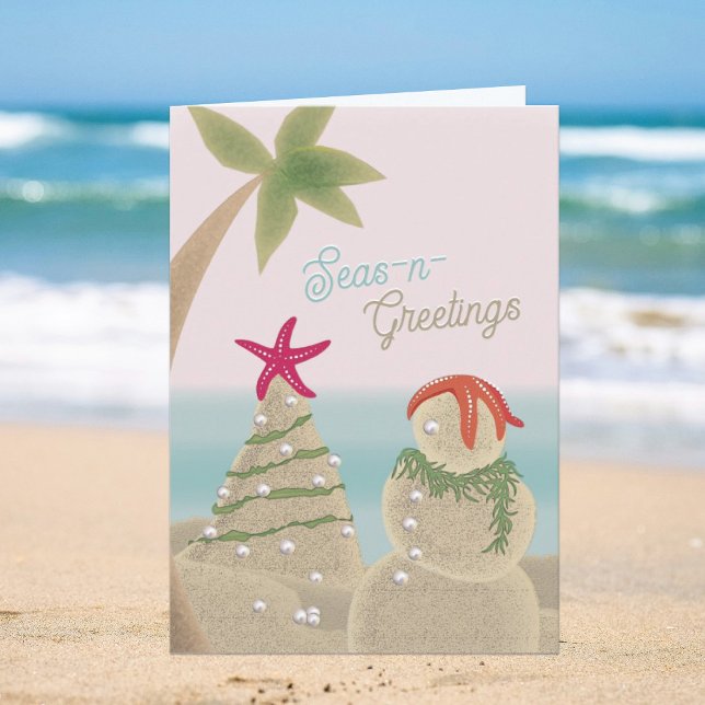 Sand Sculptures Christmas Card (Creator Uploaded)