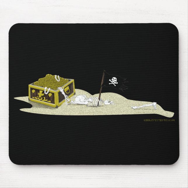 Sand Skeleton Mouse Pad (Front)