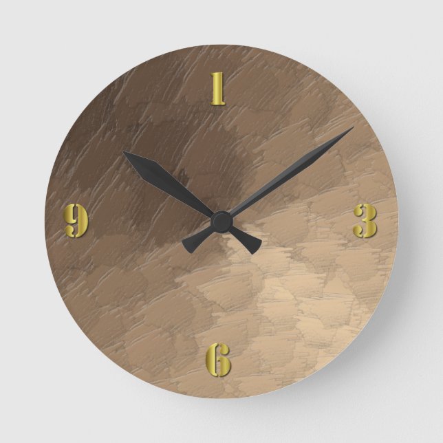 Sand Storm Round Clock (Front)