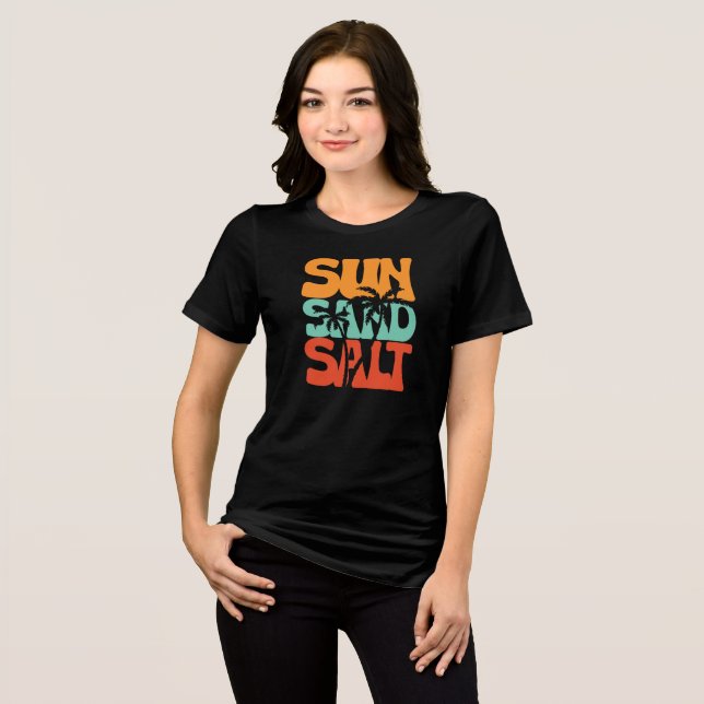 Sand, Sun, Salt Tri-Blend Shirt (Front Full)