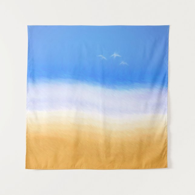 Sand,Surf and Sky Tapestry (Front)
