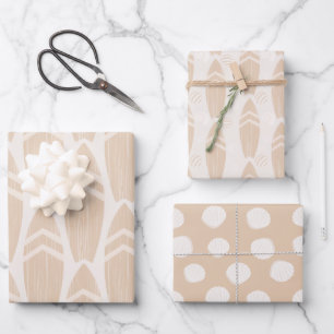 Sand Surfboard Beach  Wrapping Paper Sheet