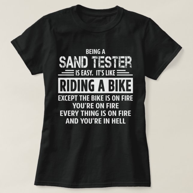 Sand Tester T-Shirt (Design Front)