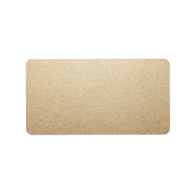 Sand Texture. Sandy Beach For Background Label (Front)