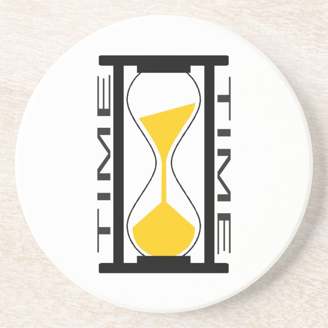 Sand timer coaster (Front)