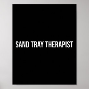 Sand Tray Therapist Mental Health  Poster