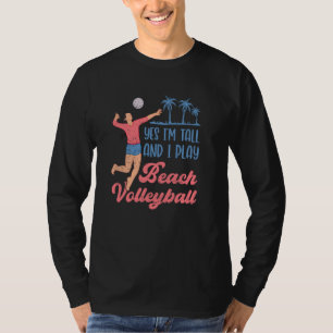 Sand Volley Ball Player Girls Womens Team Beach Vo T-Shirt