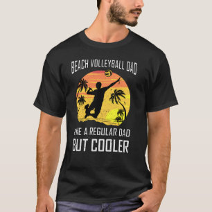 Sand Volley Father Dad Mens Team Beach Volleyball T-Shirt