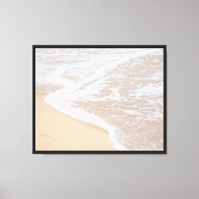 Sand, Waves, Beach Canvas Print (Front)