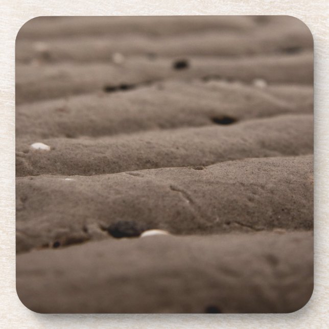 Sand waves cork coasters (Front)
