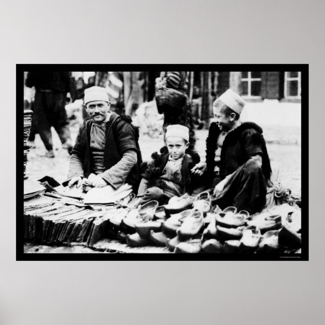 Sandal Selling in Albania 1923 Poster (Front)