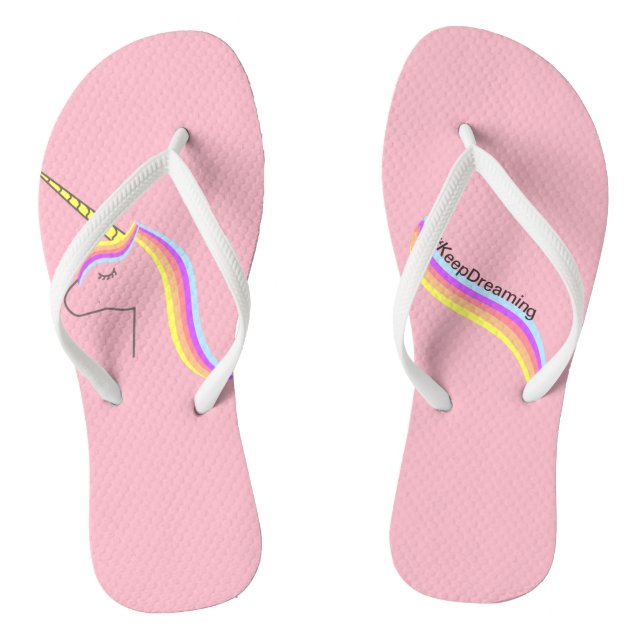 Sandals flips flops unicorn (Footbed)