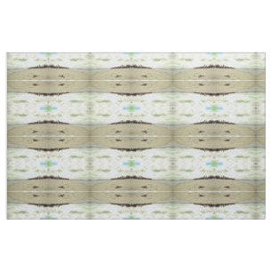 Sandals on Tropical Beach Pattern Fabric