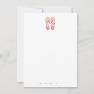 Sandals Personalised Notecard