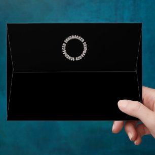 Sandbagger black sands standard envelopes back