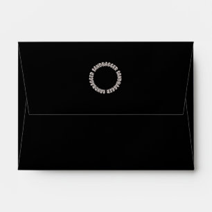 Sandbagger black small envelopes back