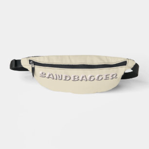 Sandbagger cream fanny pack
