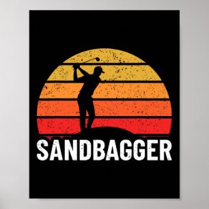 Sandbagger Golf Design - Sandbagger Poster