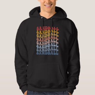 Sandball Groovy Retro Sports Hoodie