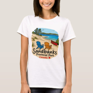 Sandbanks National Park Cute Beach Dunes Canada T-Shirt