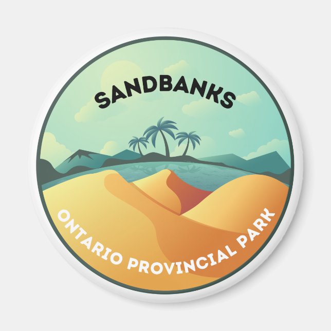 Sandbanks Ontario Provincial Park Magnet (Front)
