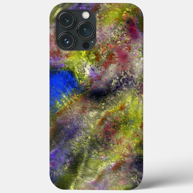 Sandblasted splattered yellow red paint on cotton  Case-Mate iPhone case (Back)