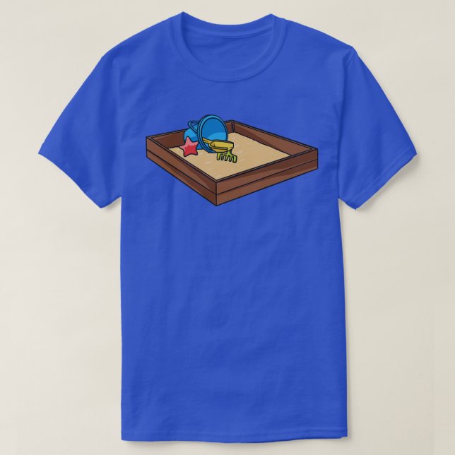 Sandbox And Toys Sandpit Sand T-Shirt (Design Front)