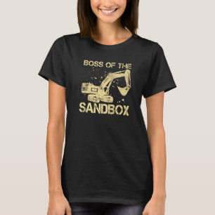 Sandbox Boss Excavator Driver Heavy Equipment Oper T-Shirt