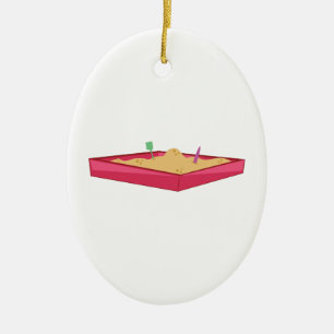 Sandbox Ceramic Tree Decoration