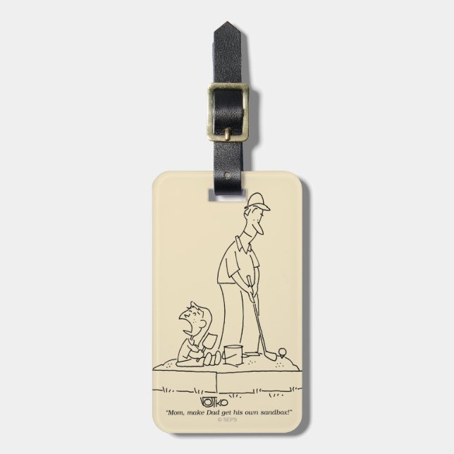 Sandbox Luggage Tag (Front Vertical)