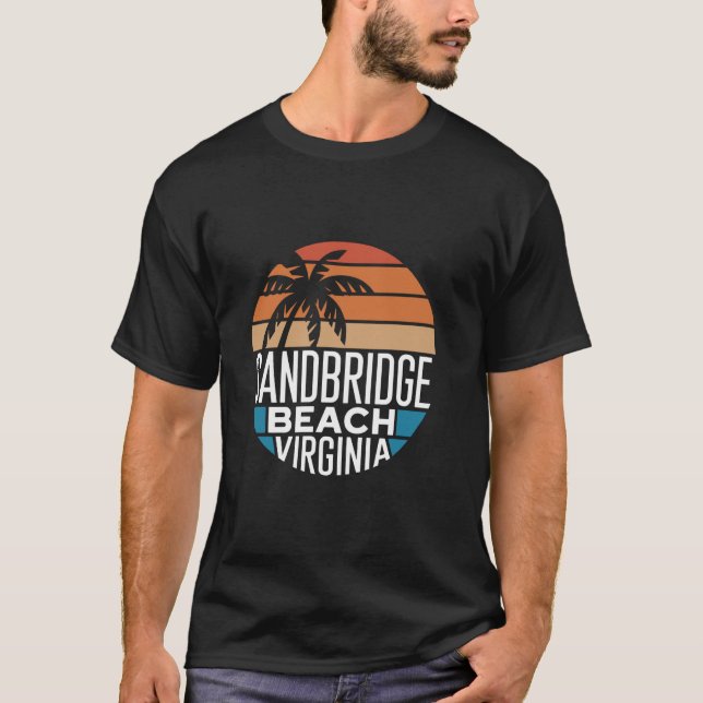Sandbridge Beach US Virginia T-Shirt (Front)