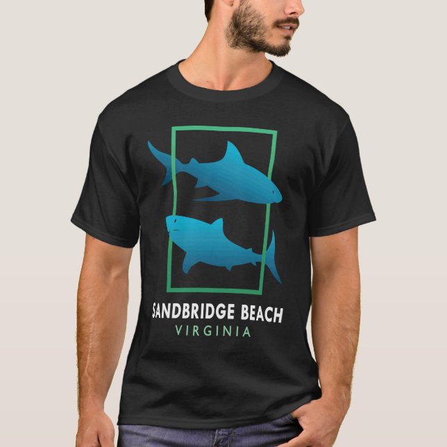 Sandbridge Beach  Virginia  Souvenir T-Shirt (Front)